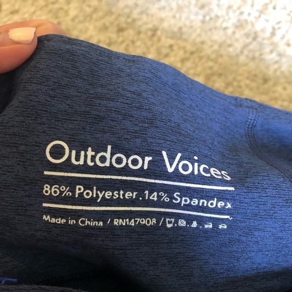 OUTDOOR voices leggings sz xs - Picture 4 of 5